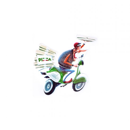 Delivery boy WOODEN FOR EASTER